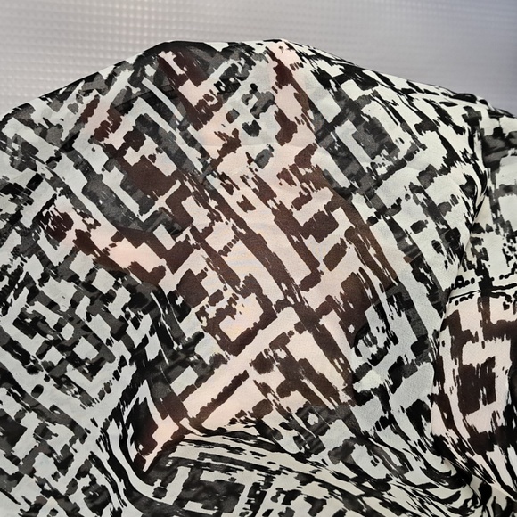 Fred David Sheer Long Sleeve Top NWOT - Picture 2 of 4